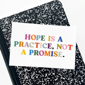 Hope is a Practice